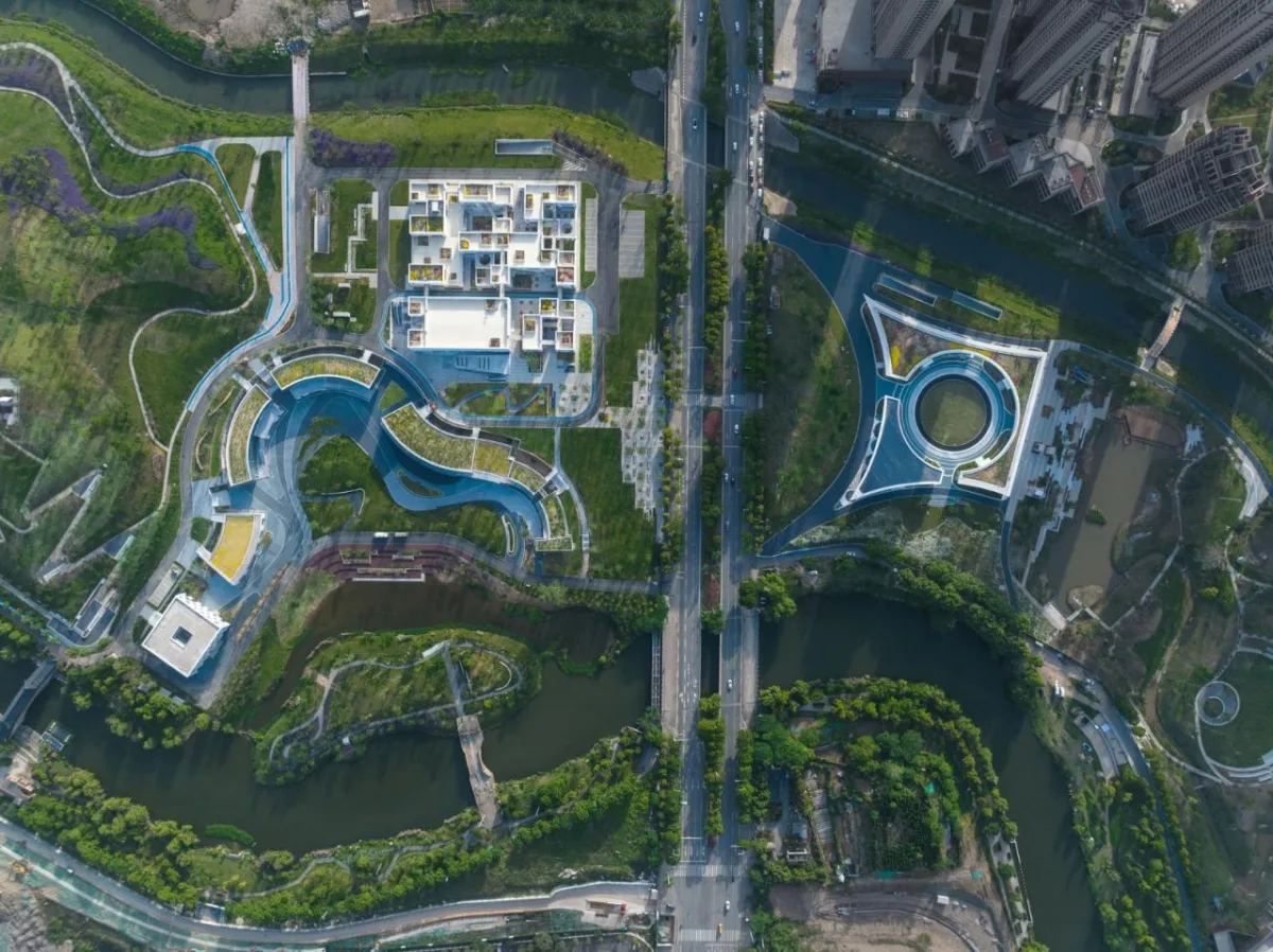 BIM建筑|武汉海绵公园研学+游客中心 / UAO瑞拓设计