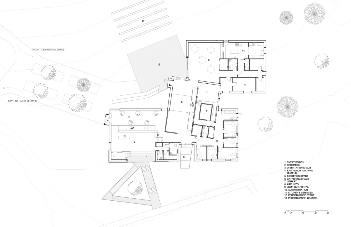 BIM建筑|高地村解说中心 / Abbott Brown Architects