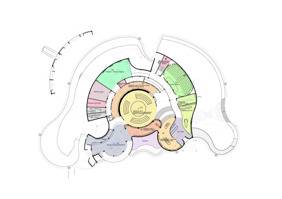 BIM建筑|捺山地质博物馆 / 厦门都市环境设计工程有限公司