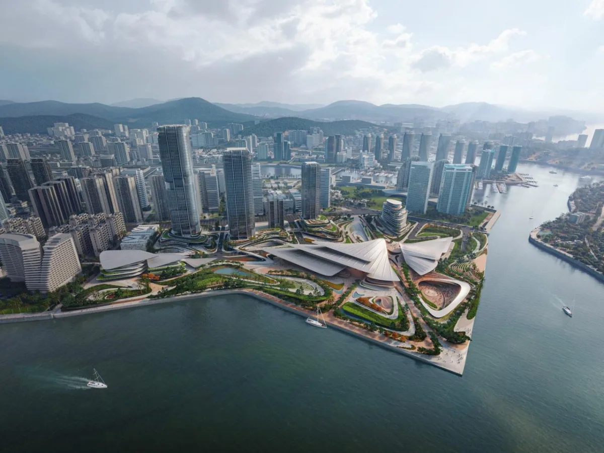 BIM建筑|三亚新文化区设计竞赛 / 扎哈·哈迪德建筑设计事务所