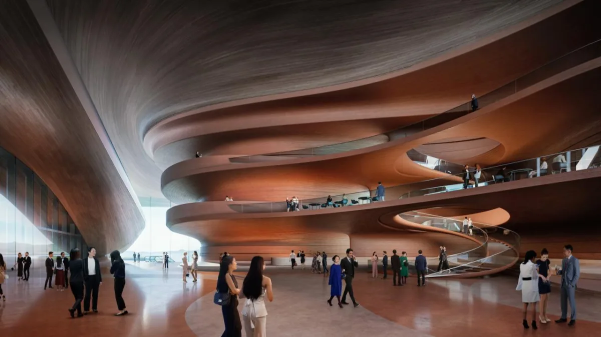 BIM建筑|三亚新文化区设计竞赛 / 扎哈·哈迪德建筑设计事务所