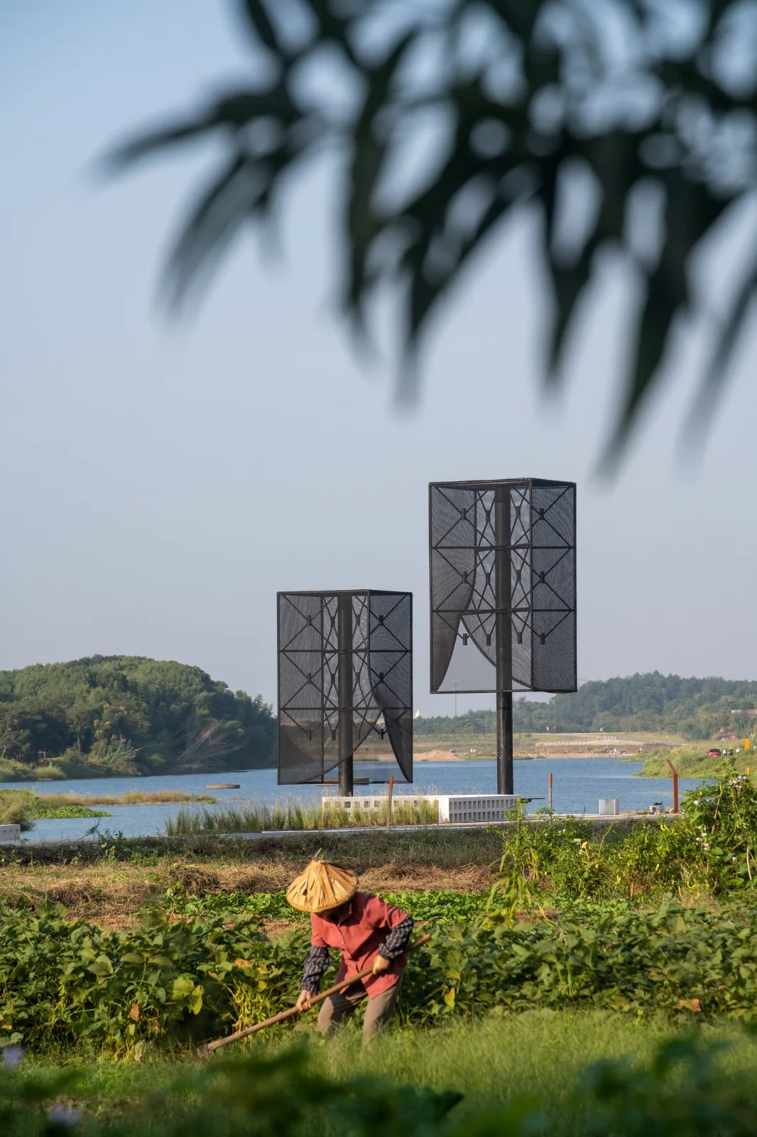BIM建筑|‘起风了’装置，瀫石光河道护岸改造 / 华中科技大学建规学院 + 青·微舍工作室