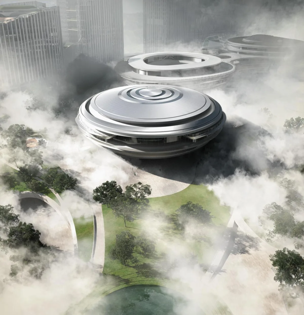 BIM建筑|“漂浮”的腾讯总部园区04地块 / 马岩松MAD