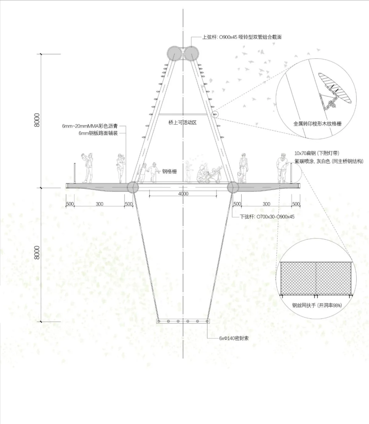 BIM建筑|杭州滨江公共空间·绸桥 / 同济原作设计工作室