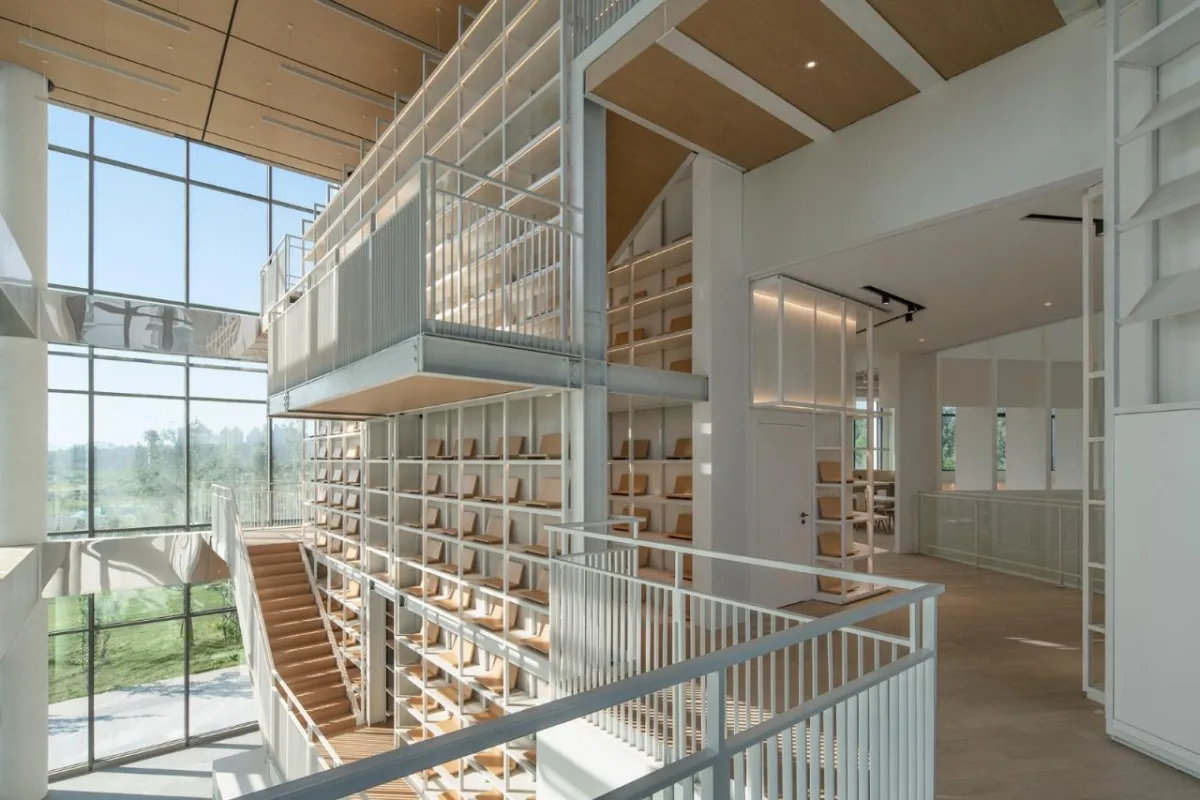BIM建筑|首创和园·平谷新城租赁住房社区图书馆 / 严旸建筑设计