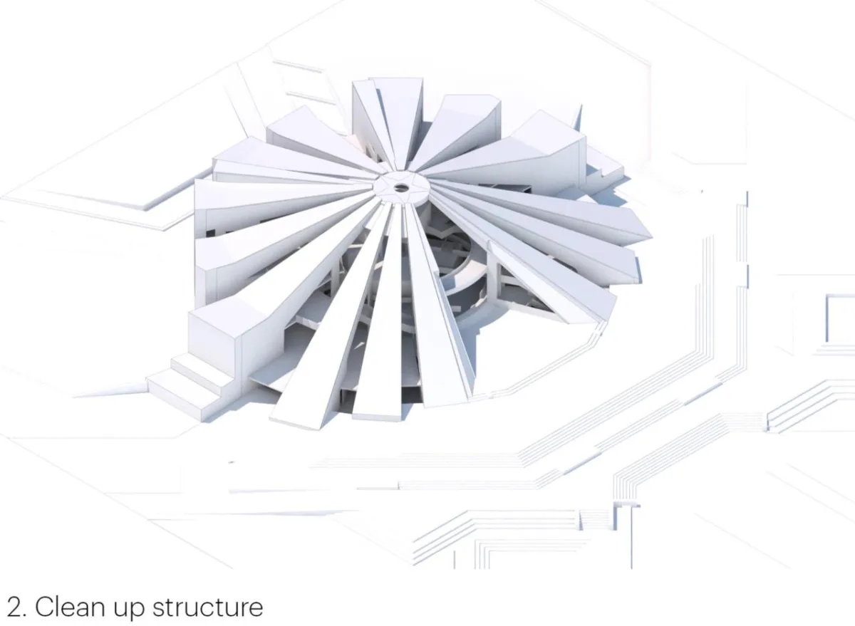 BIM建筑|地拉那金字塔 / MVRDV