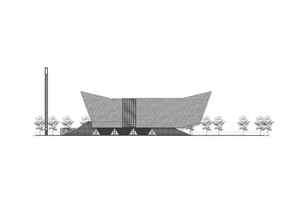 BIM建筑|镂空，让光照进清真寺 At-Taufik / JOSO