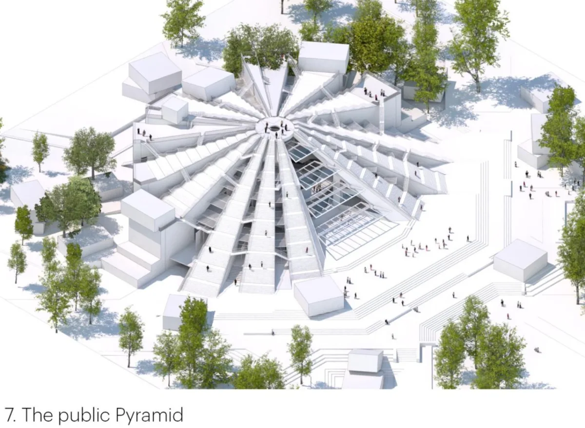 BIM建筑|地拉那金字塔 / MVRDV