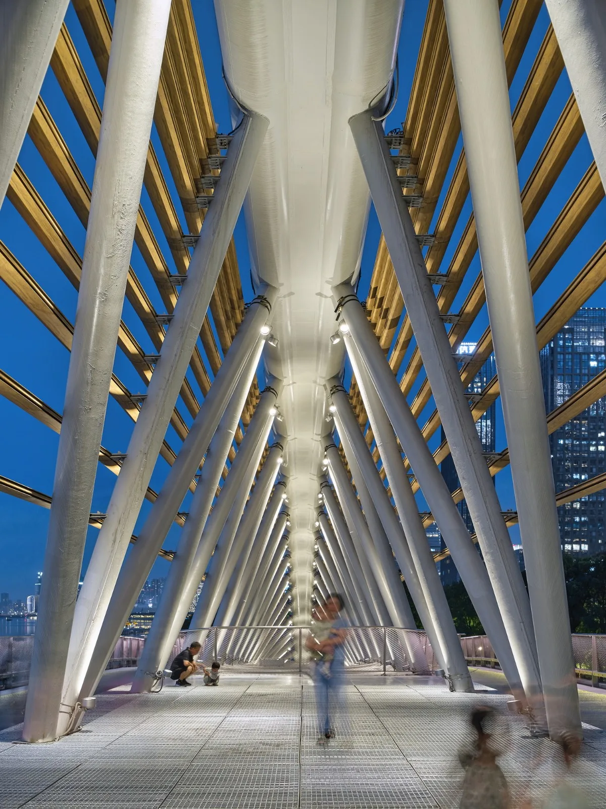 BIM建筑|杭州滨江公共空间·绸桥 / 同济原作设计工作室