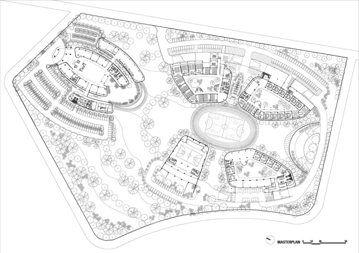 BIM建筑|Binus 三宝垄教育园区 / Denton Corker Marshall