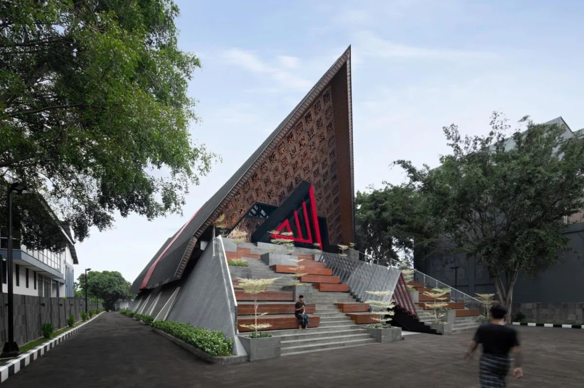 BIM建筑|镂空，让光照进清真寺 At-Taufik / JOSO