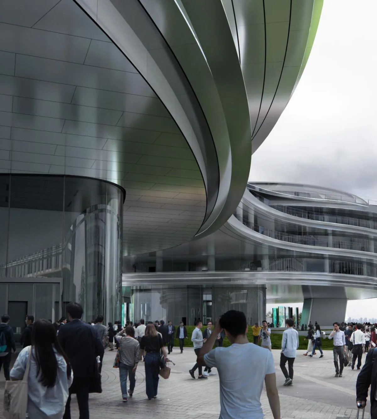 BIM建筑|“漂浮”的腾讯总部园区04地块 / 马岩松MAD