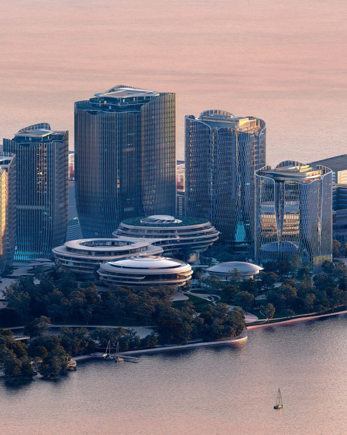 BIM建筑|“漂浮”的腾讯总部园区04地块 / 马岩松MAD