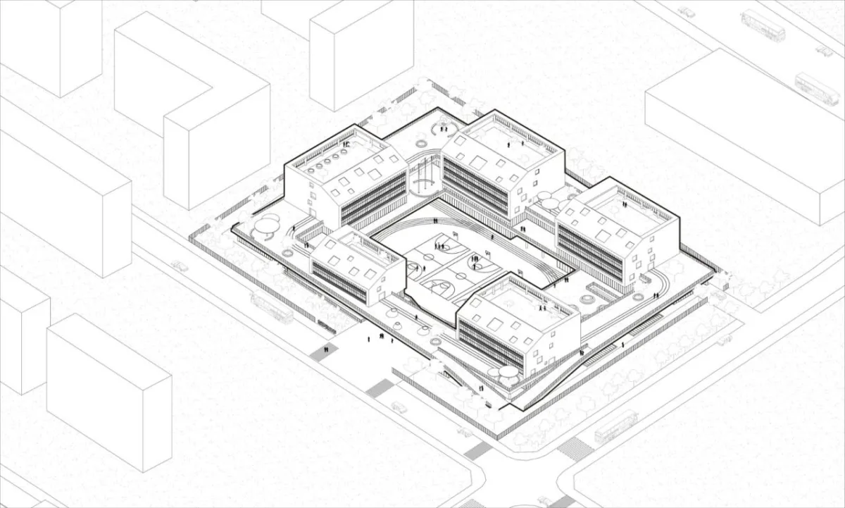 BIM建筑|北京市育英学校科学城学校 / 北京市建筑设计研究院