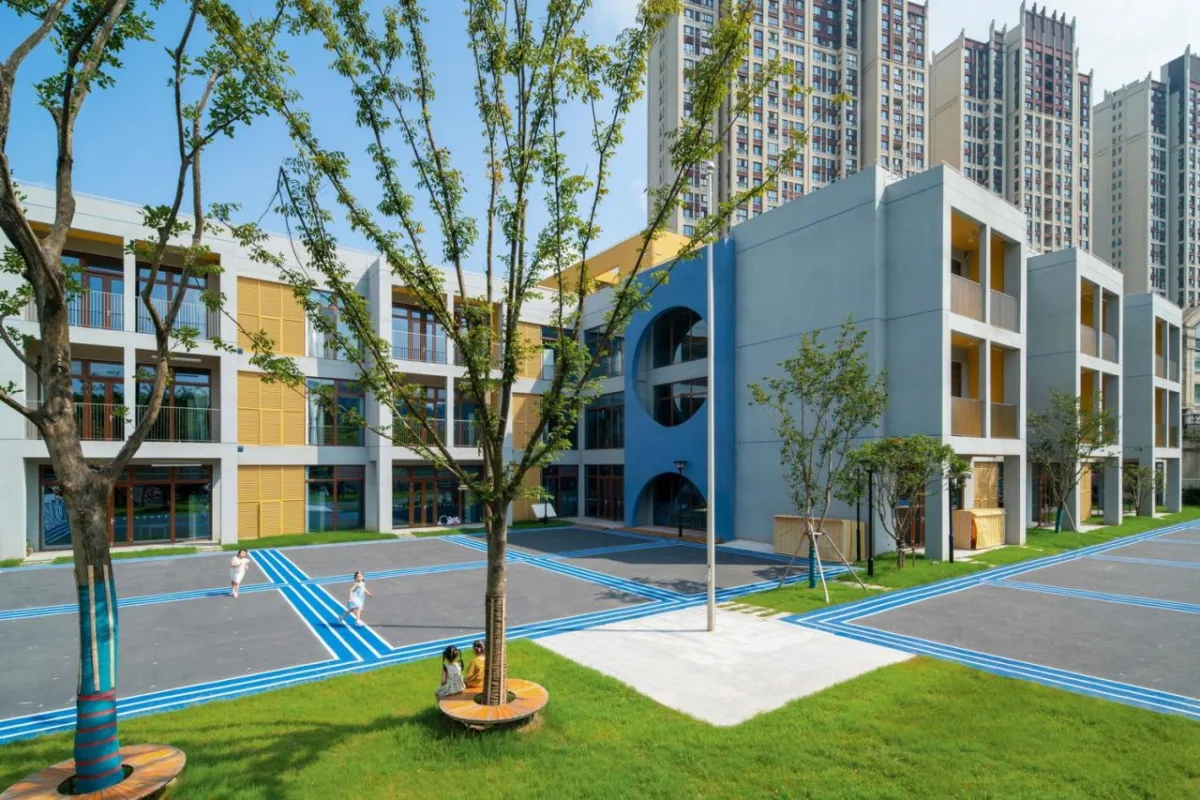 BIM建筑|嘉定区博翔幼儿园：去想象，而不是定义 / 予舍予筑