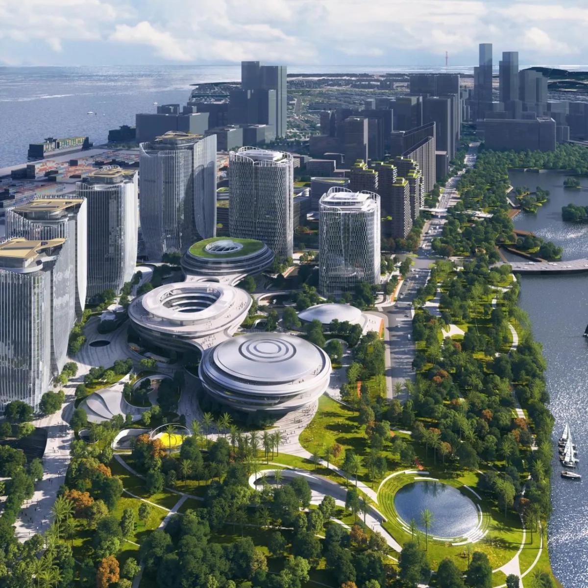 BIM建筑|“漂浮”的腾讯总部园区04地块 / 马岩松MAD