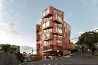 BIM建筑|厄罗设计堆叠式有色混凝土大楼-BIM建筑网