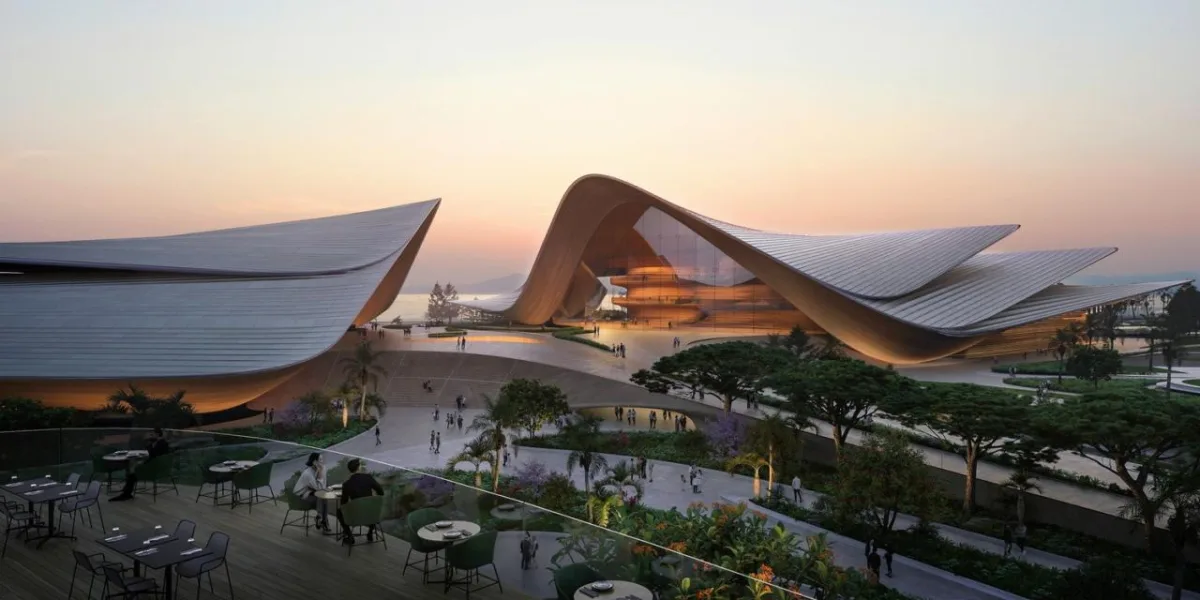 BIM建筑|三亚新文化区设计竞赛 / 扎哈·哈迪德建筑设计事务所