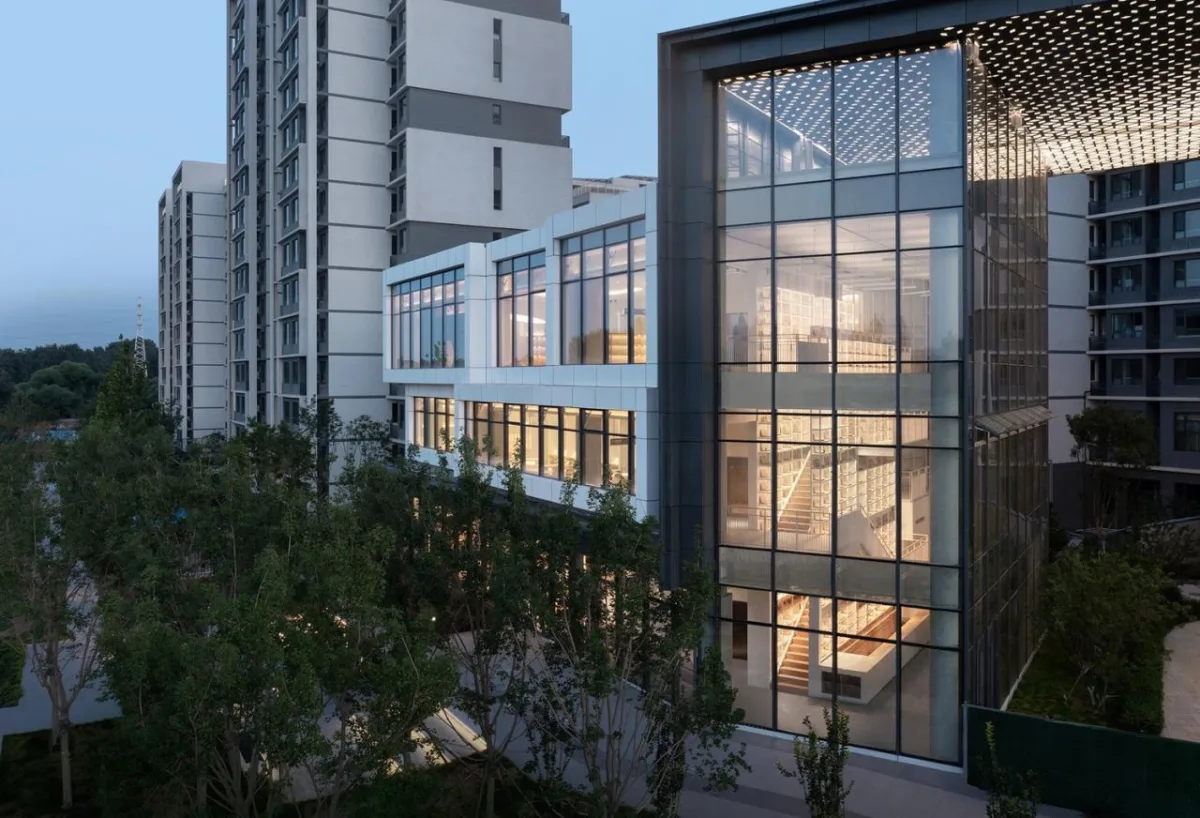 BIM建筑|首创和园·平谷新城租赁住房社区图书馆 / 严旸建筑设计