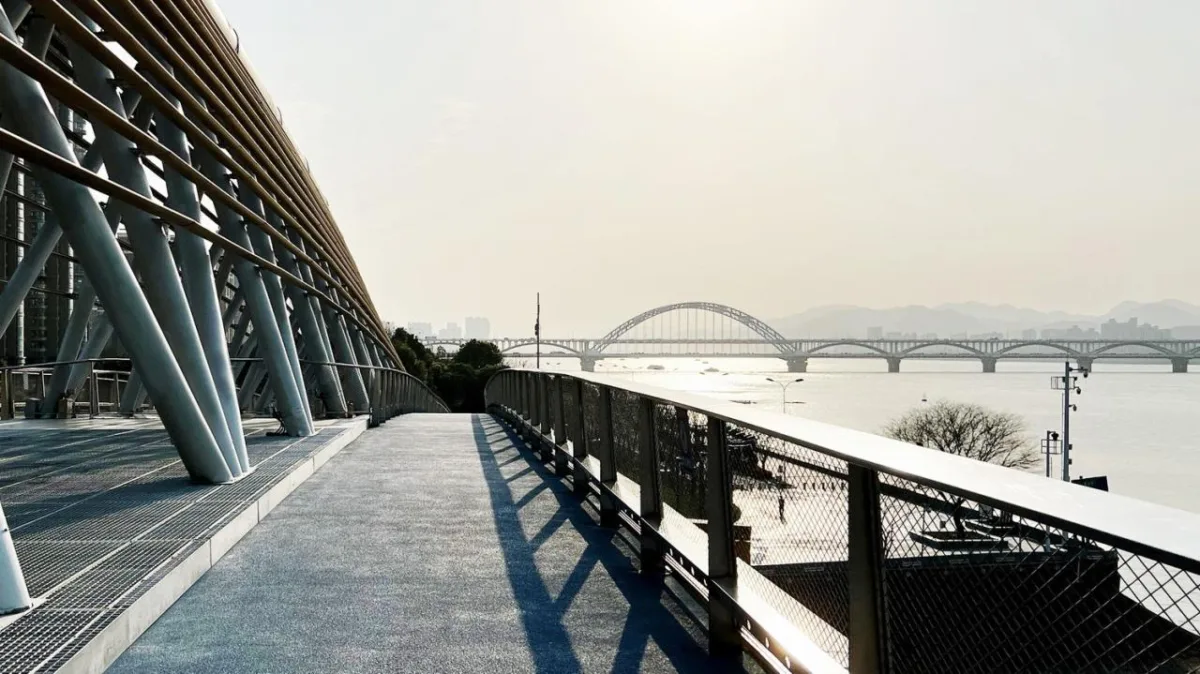 BIM建筑|杭州滨江公共空间·绸桥 / 同济原作设计工作室