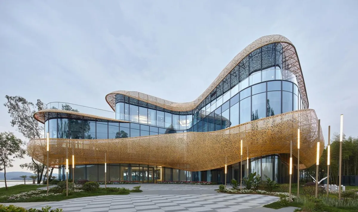 BIM建筑|白鹤湖游客中心 / 建识设计