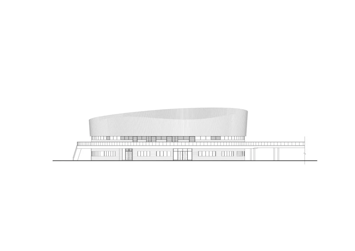 BIM建筑|上海三林懿德社区文体中心：“镶嵌”在社区当中的一站式“体育+”公园 / 三益中国