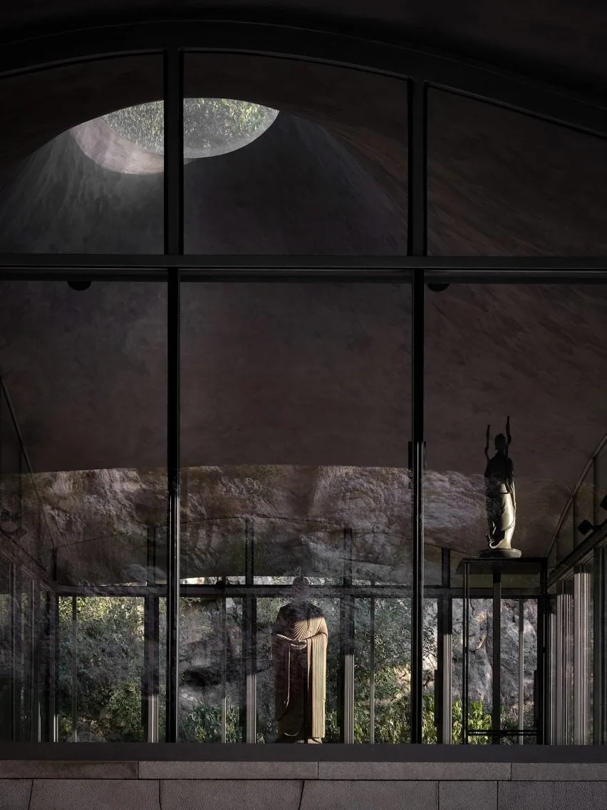 BIM建筑|大舍工作室完成长城旁的佛寺