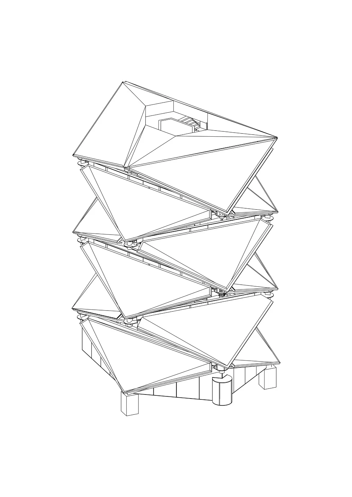 BIM建筑|稻田上的灯塔 / 中国电建华东院林再国工作室