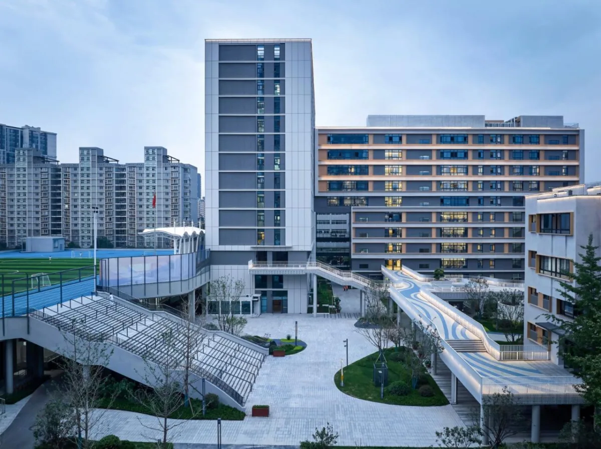 BIM建筑|西安高新第一中学（高中部）改扩建 / 中国建筑西北设计研究院 屈培青工作室