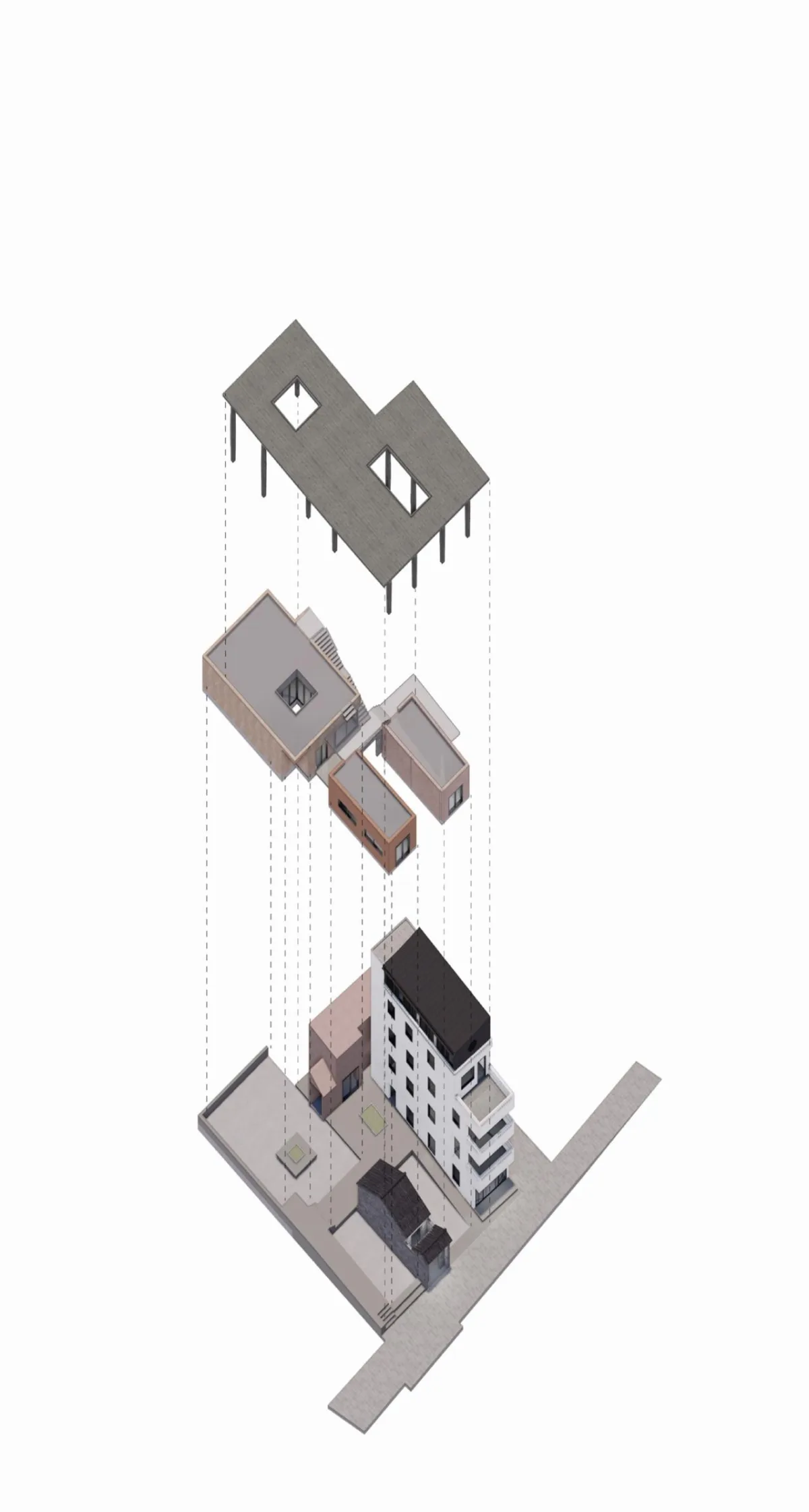 BIM建筑|村中村 / 迹·建筑事务所（TAO）