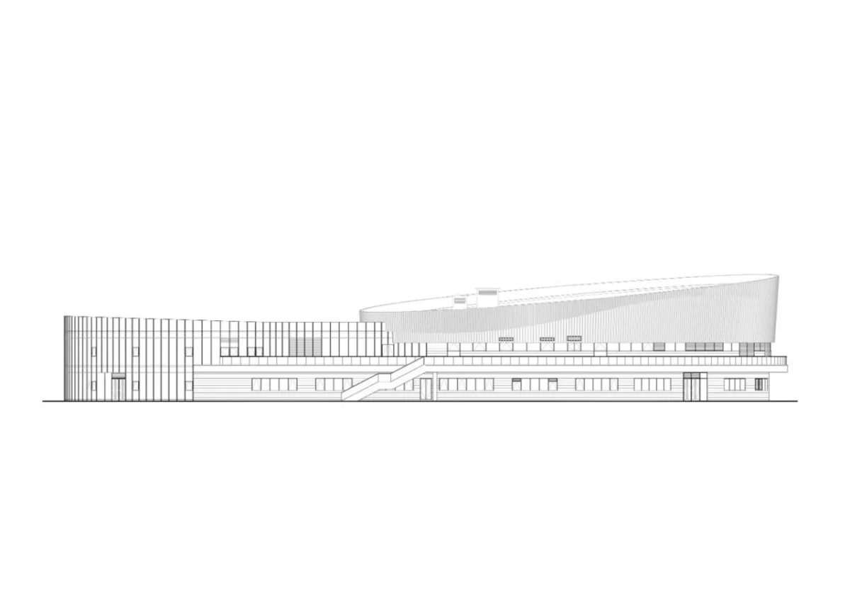 BIM建筑|上海三林懿德社区文体中心：“镶嵌”在社区当中的一站式“体育+”公园 / 三益中国