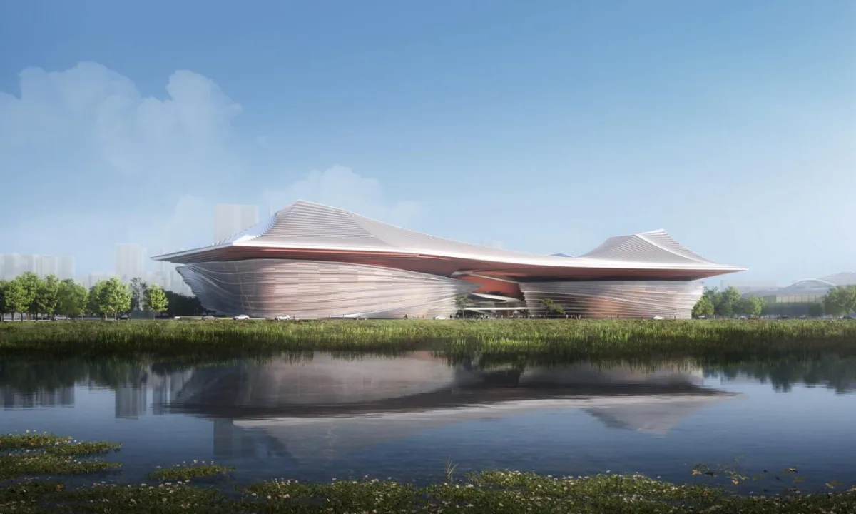BIM建筑|武汉戏曲中心：观湖望江绘山水，古琴台曲遇园林 / 维思平建筑设计