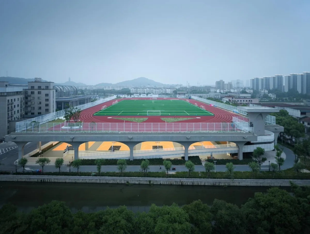 BIM建筑|绍兴文理学院风雨操场 / 浙江大学建筑设计研究院