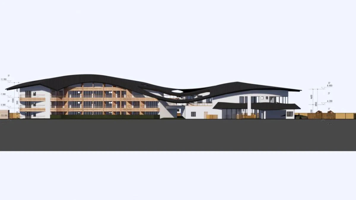 BIM建筑|川西建筑与道教文化的融合/“青城•朴舍亲子度假酒店”荣获2023金熊猫天府创意设计奖