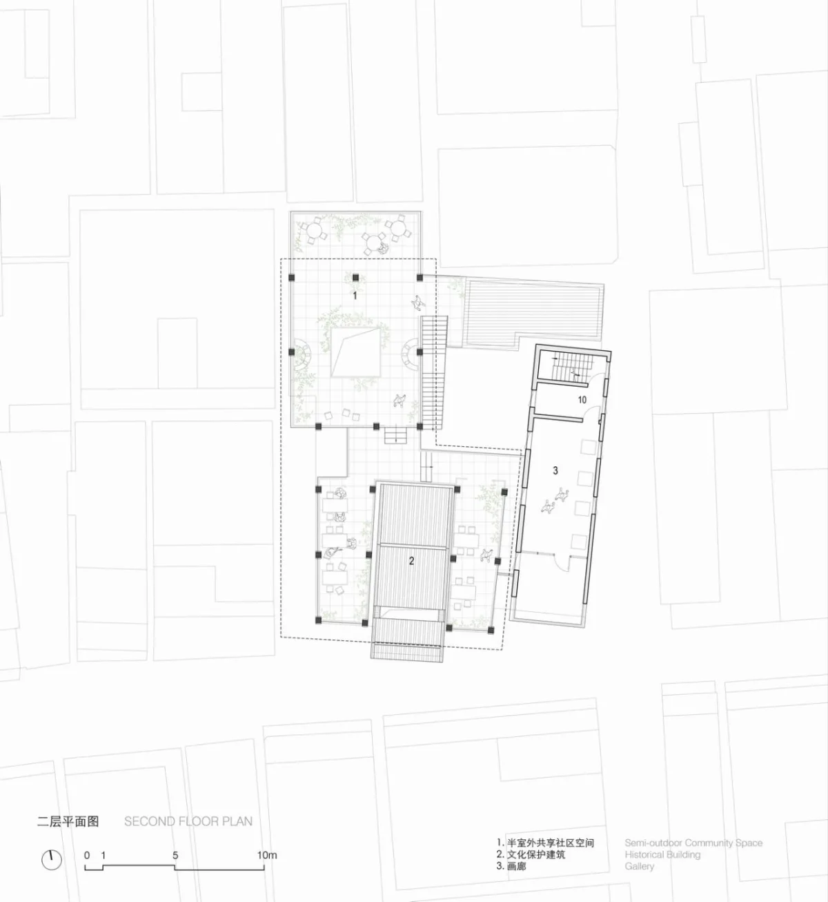 BIM建筑|村中村 / 迹·建筑事务所（TAO）