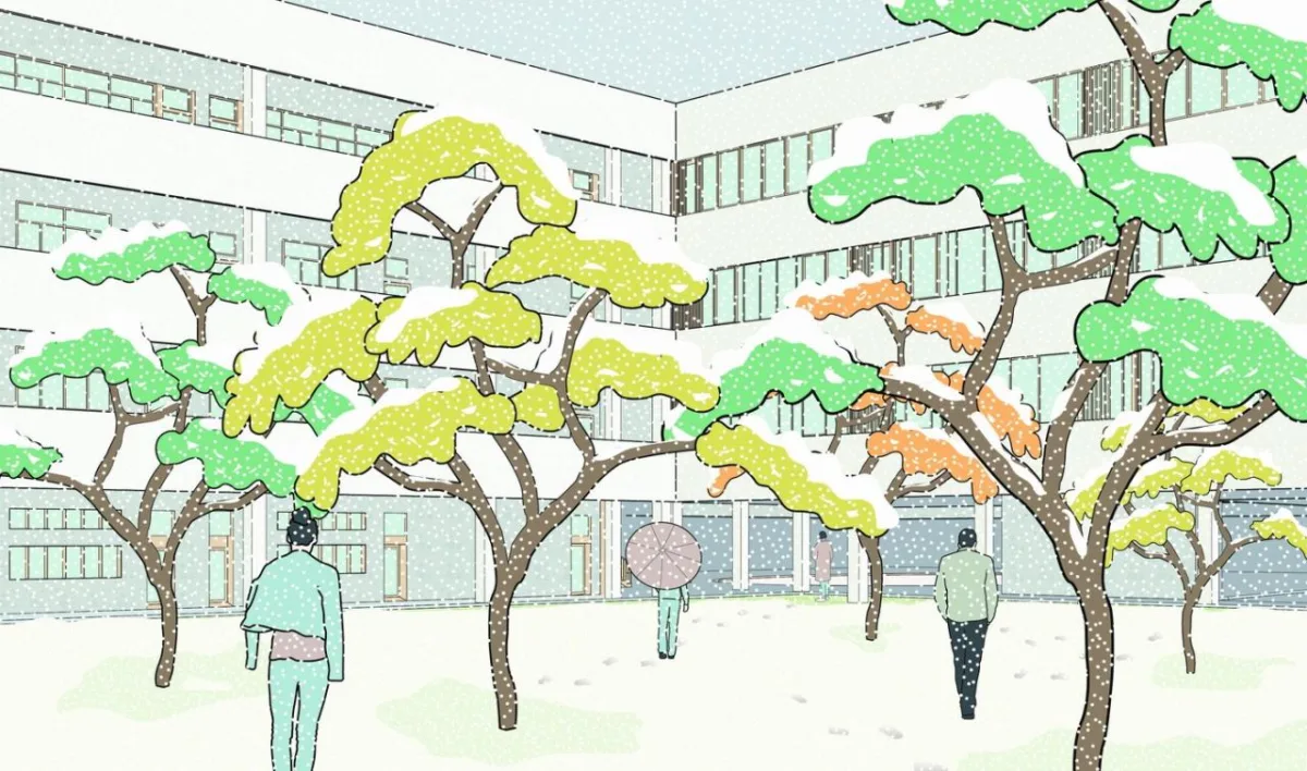 BIM建筑|宁波市古林职业高级中学：少年的无限剧本 / ARCHIS（如是）建筑设计事务所