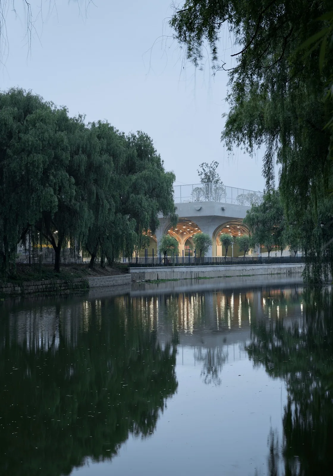 BIM建筑|绍兴文理学院风雨操场 / 浙江大学建筑设计研究院