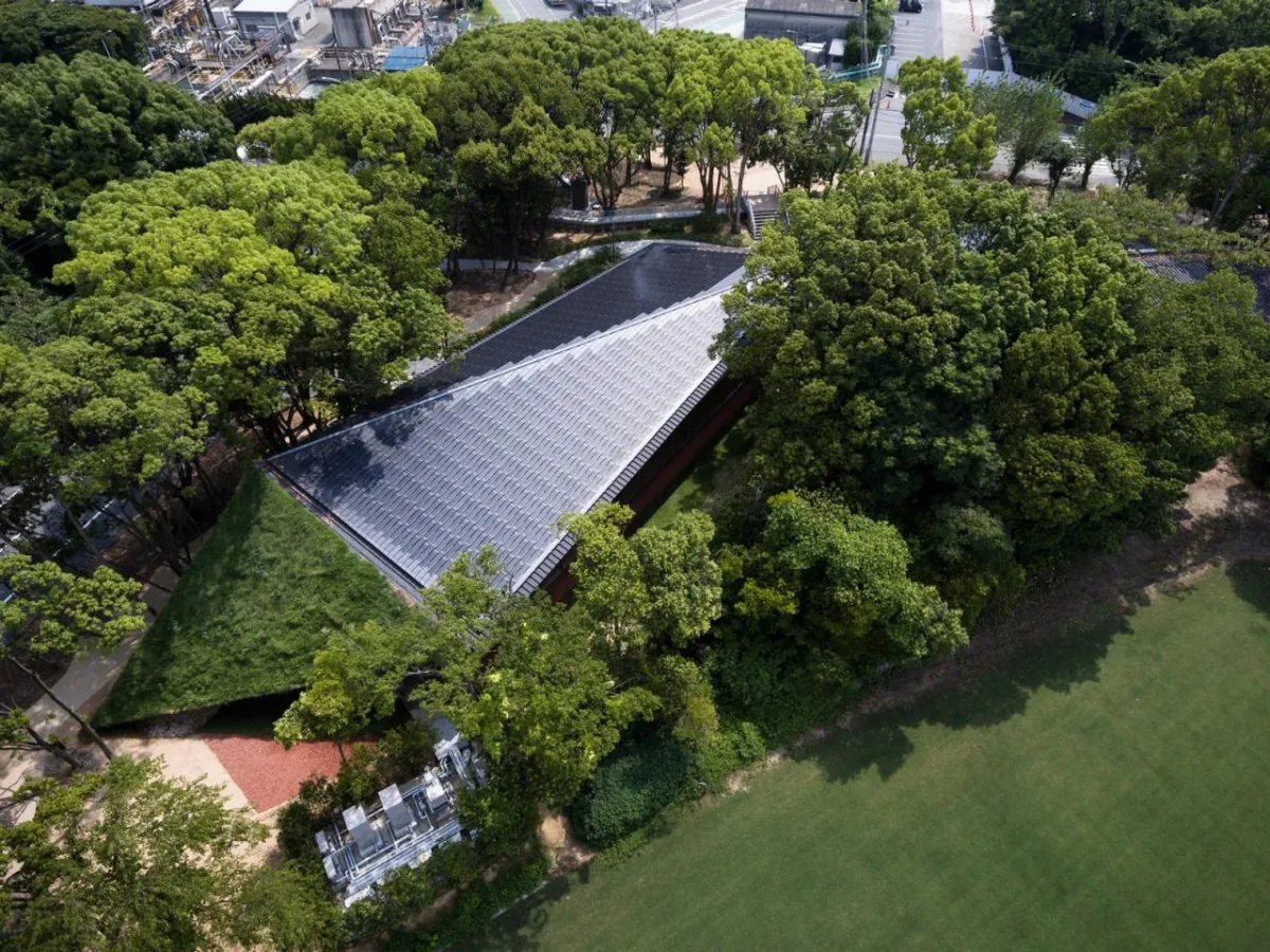 BIM建筑|KANEKA 健康中心 / 隈研吾建筑都市设计事务所+大成建设