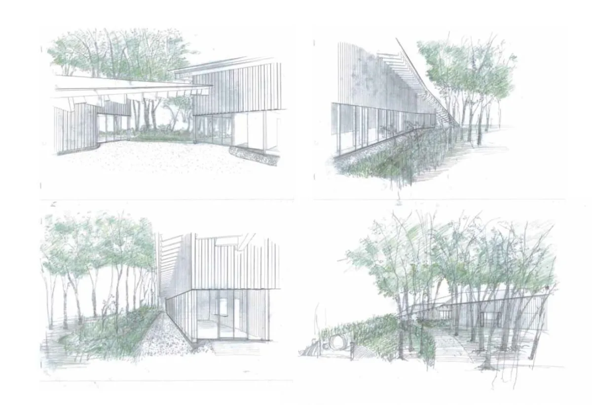 BIM建筑|KANEKA 健康中心 / 隈研吾建筑都市设计事务所+大成建设