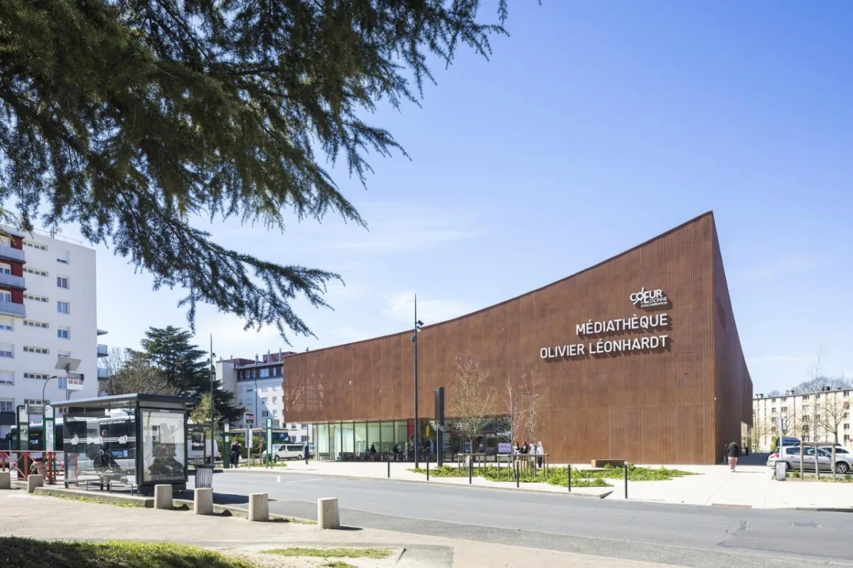 BIM建筑|Sainte-Geneviève- des-Bois 媒体图书馆 / archi5 + Calmm architecture