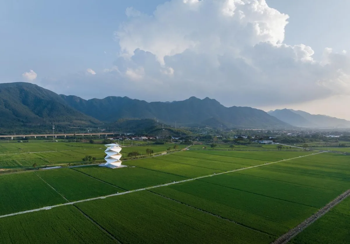 BIM建筑|稻田上的灯塔 / 中国电建华东院林再国工作室
