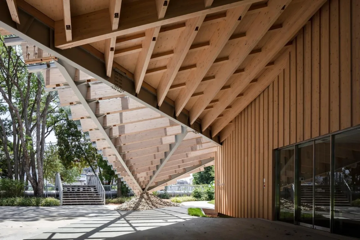 BIM建筑|KANEKA 健康中心 / 隈研吾建筑都市设计事务所+大成建设