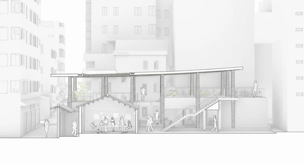 BIM建筑|村中村 / 迹·建筑事务所（TAO）