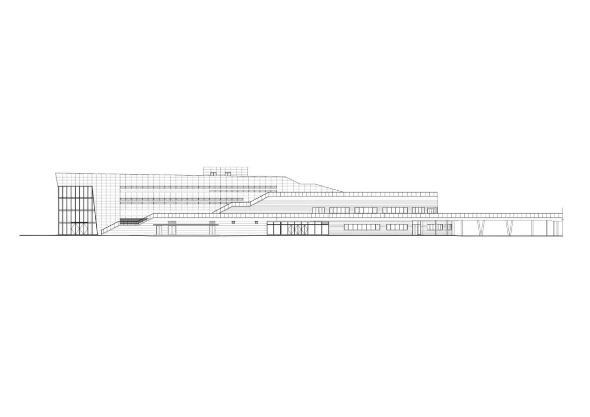 BIM建筑|上海三林懿德社区文体中心：“镶嵌”在社区当中的一站式“体育+”公园 / 三益中国