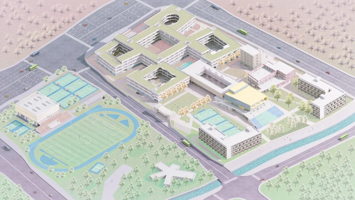 BIM建筑|宁波市古林职业高级中学：少年的无限剧本 / ARCHIS（如是）建筑设计事务所