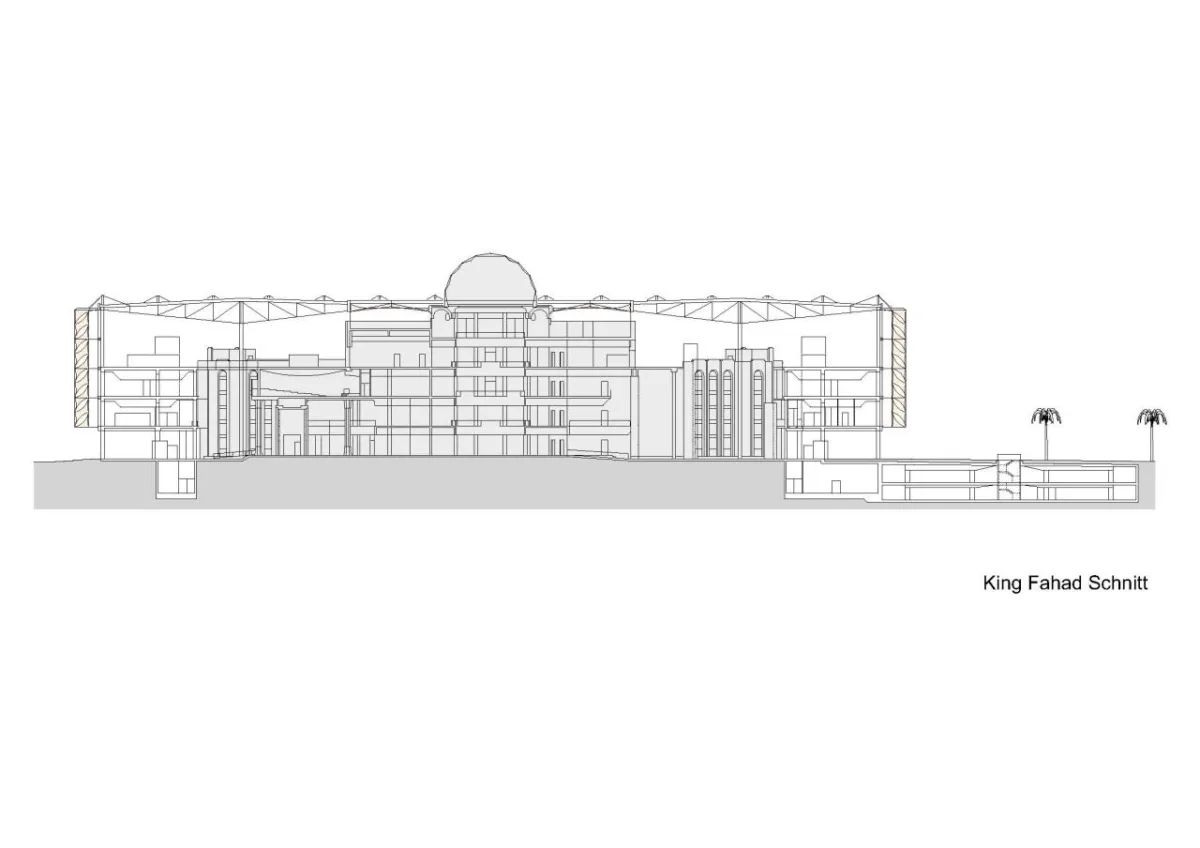BIM建筑|沙特阿拉伯法赫德国王图书馆 / 盖博建筑设计事务所