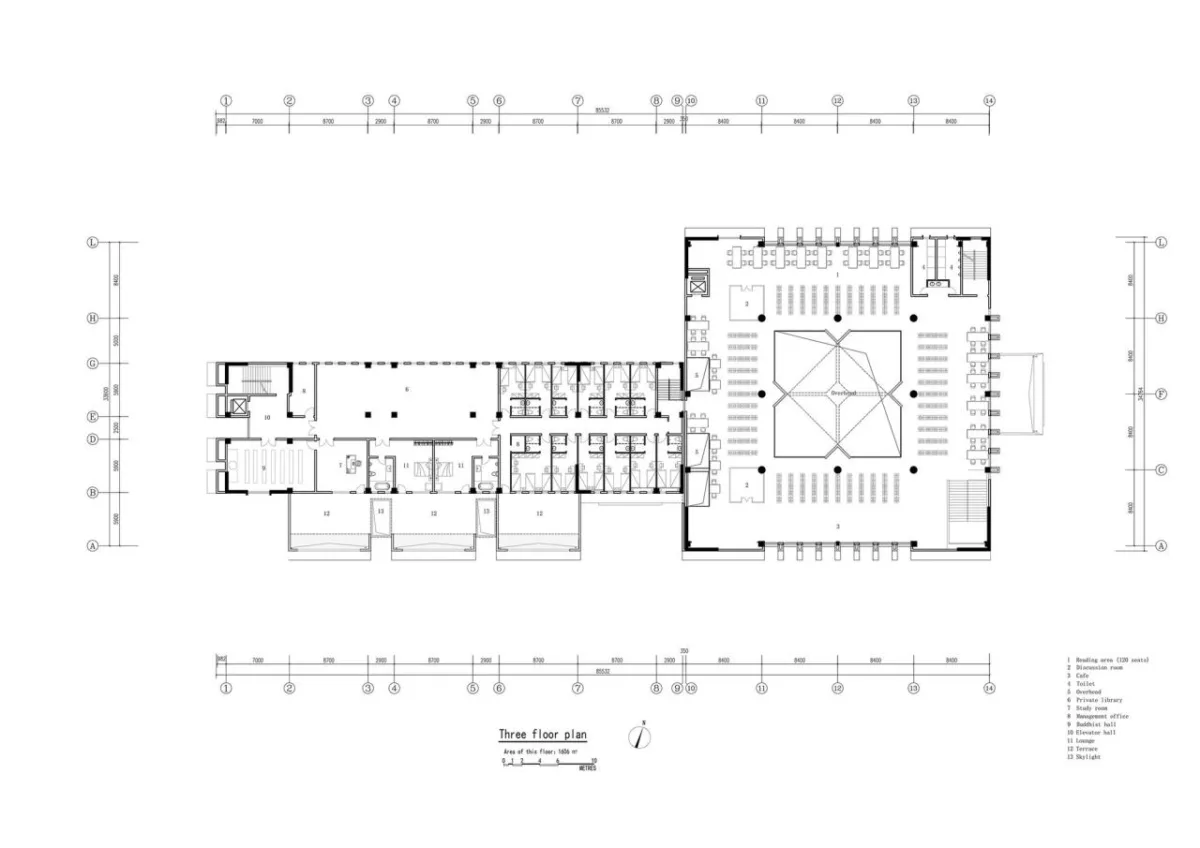 BIM建筑|德巴图书馆 / 荣朝晖工作室
