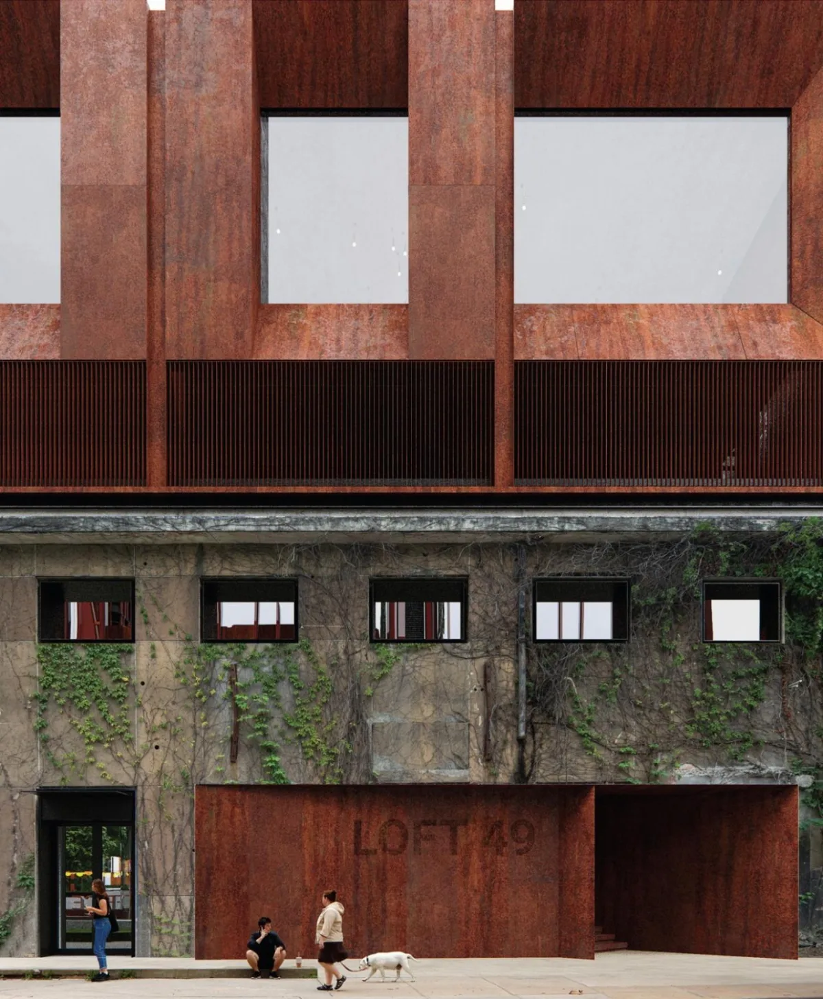 BIM建筑|金缮城市，生机街区：杭州LOFT49产业遗存更新 / 朱培栋-line+建筑事务所