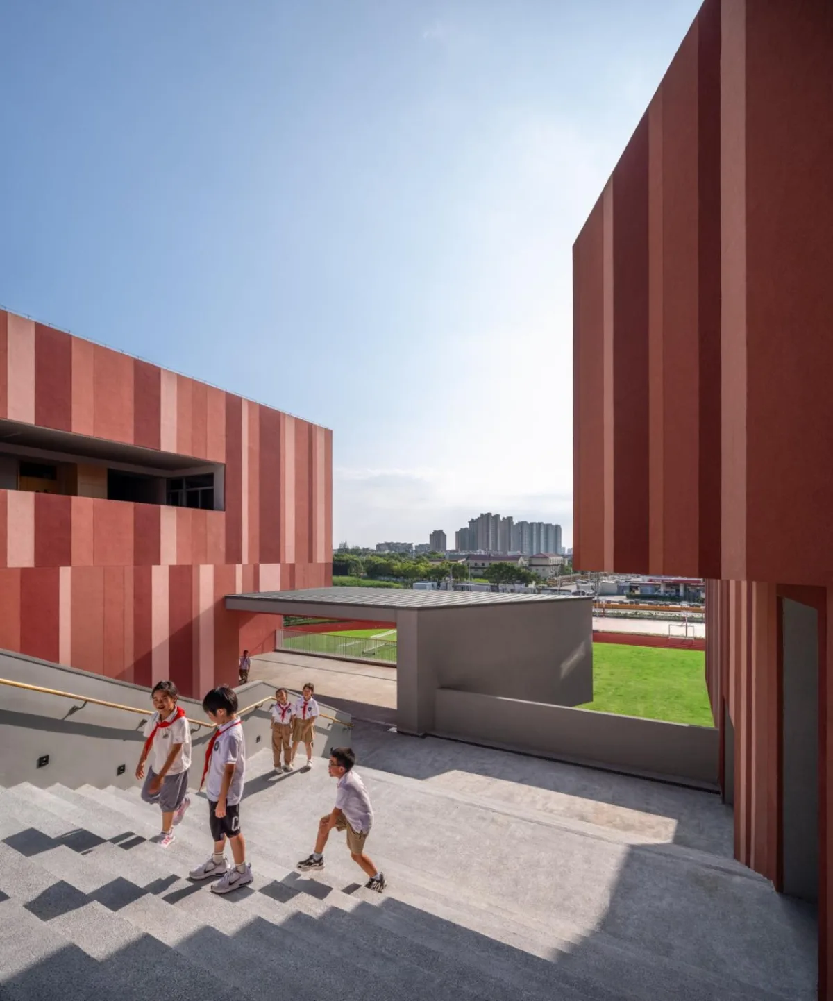 BIM建筑|奉贤区教育学院附属实验小学奉浦小学校区 / 无样建筑工作室
