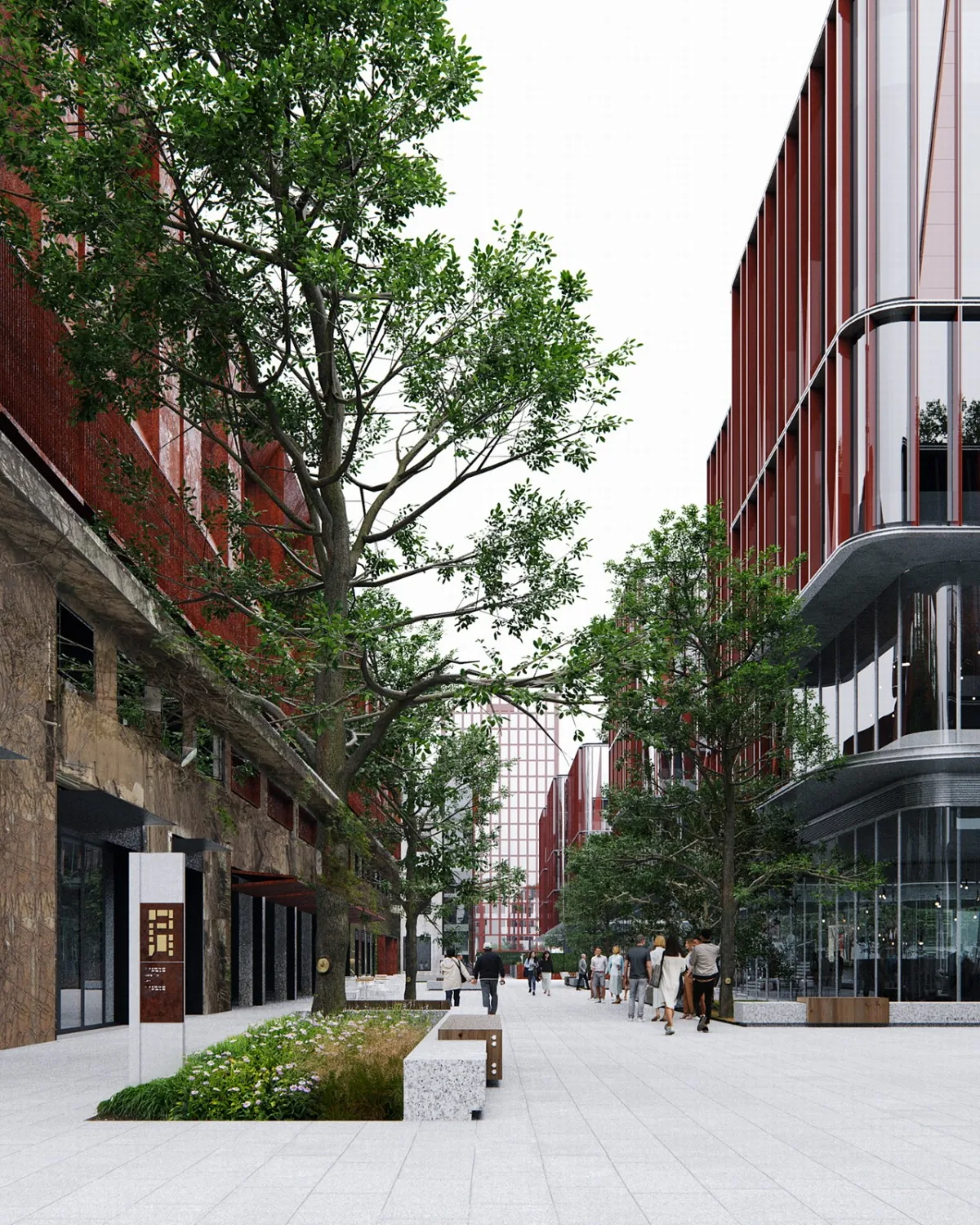 BIM建筑|金缮城市，生机街区：杭州LOFT49产业遗存更新 / 朱培栋-line+建筑事务所